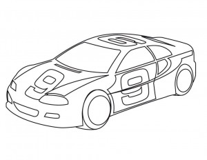 Desenho carros corrida infantil