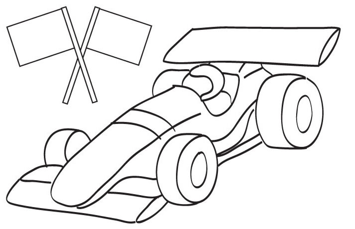 Desenhos de Carros de Corrida - Educamais