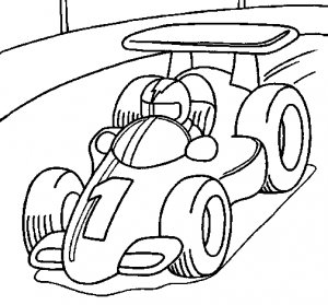 Desenho carros corrida infantil